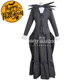 【In Stock】Anime The Nightmare Before Christmas Cosplay Jack Skellington Costume Female Costumes